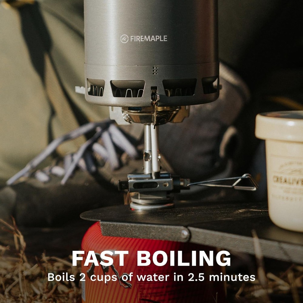 Ultralight Regulated Backpacking Camping Stove