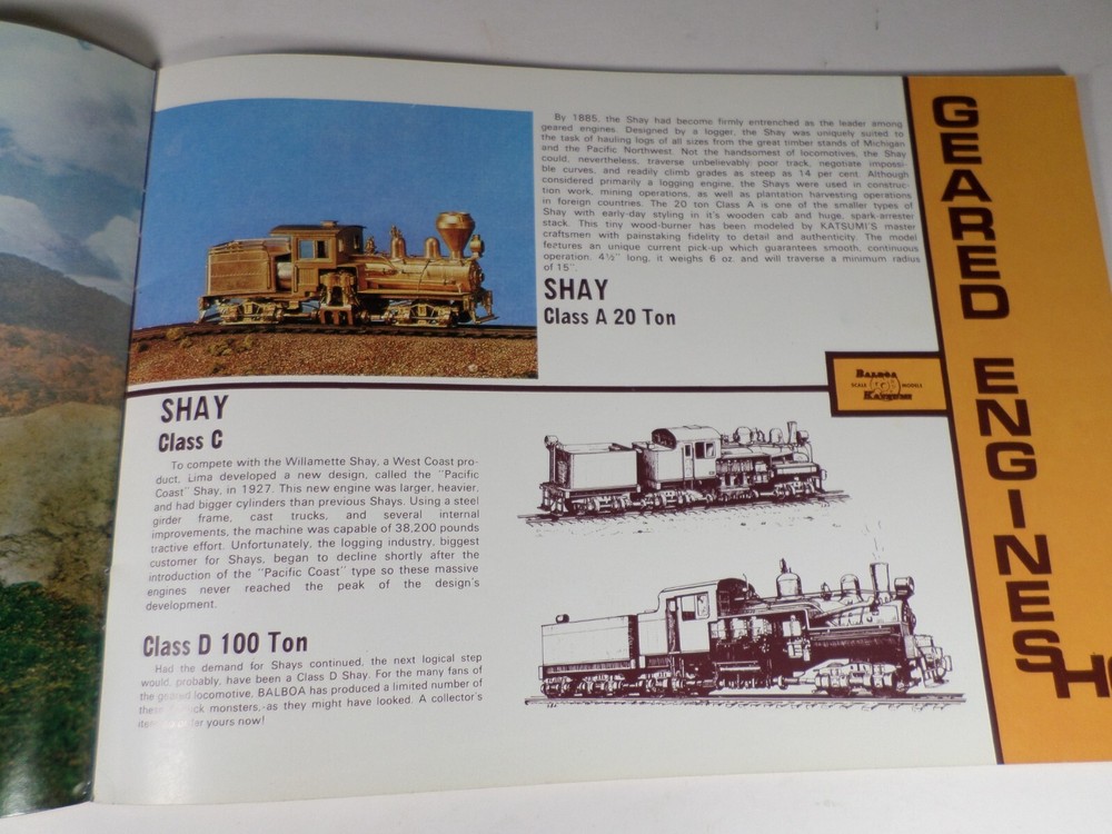 Vintage BALBOA SCALE MODELS Catalog Fifth Edition