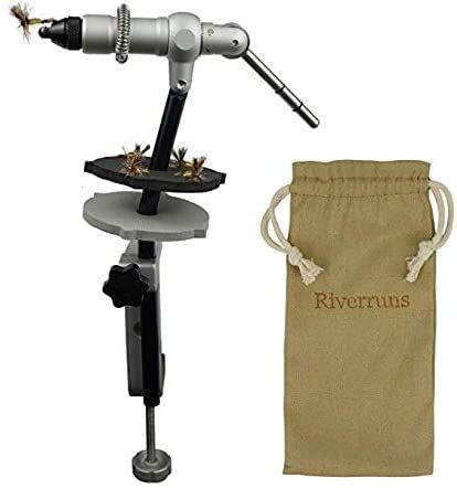 Riverruns Quality Rotary Fly Tying Vise Fly Tying Tools Fly Tying Materials