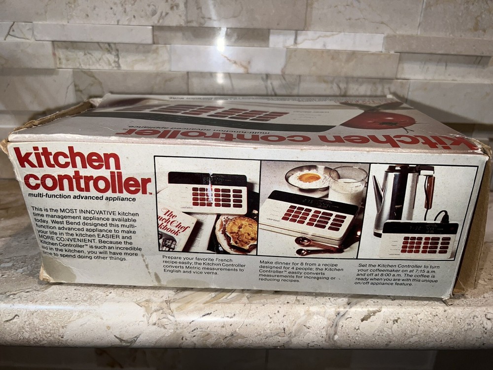 Vintage West Bend Kitchen Controller Mult-function Advanced Appliance BAD BOX
