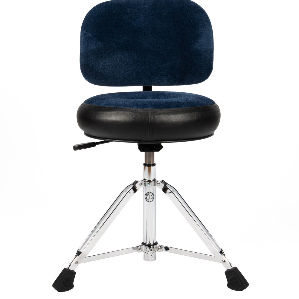 Roc-N-Soc Nitro Round Throne - Blue W/ BACKREST