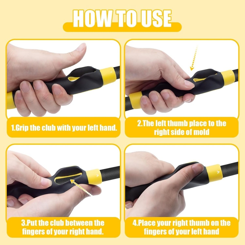 Ultra-Light Golf Grip Training Aid - Perfect Your Swing Technique Anywhere