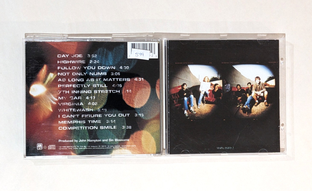 GIN BLOSSOMS signed compact disc CONGRATULATIONS I'M SORRY CD Autograph coa