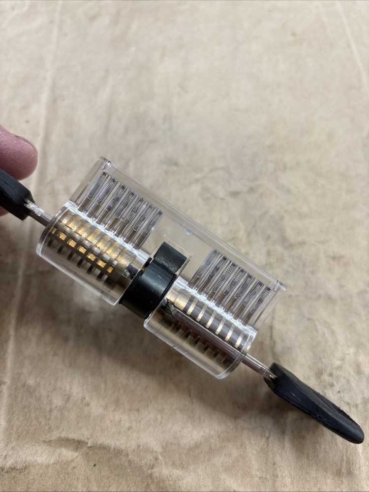 Lucite Cylinder Deadbolt Training Lock