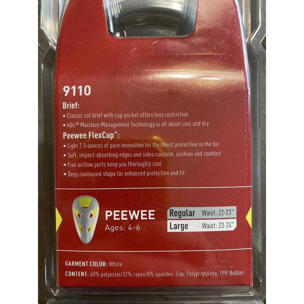 MCDAVID CUP AND SUPPORT - PEEWEE 9110 brief w /flex cup