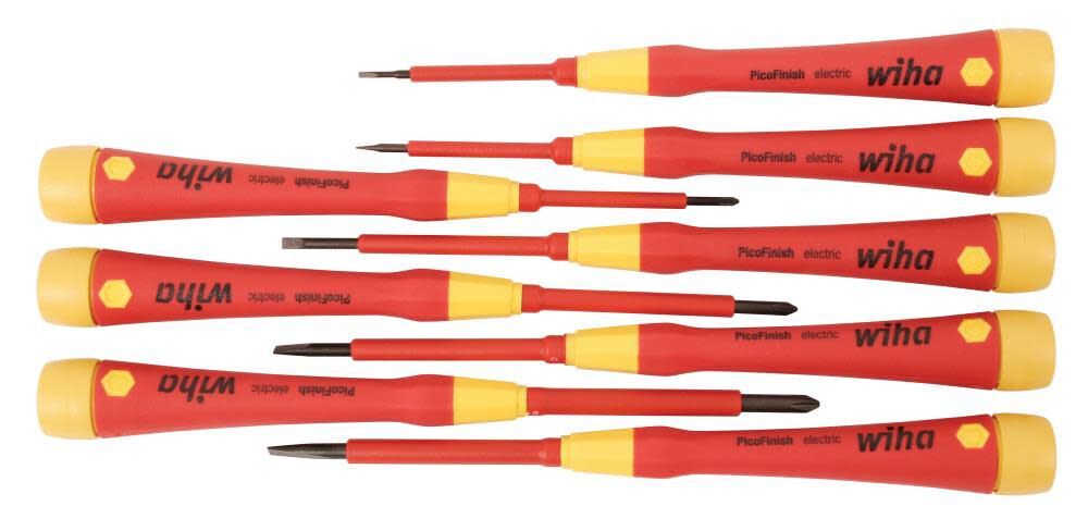 Wiha Insulated Screwdriver Set 8Pc
