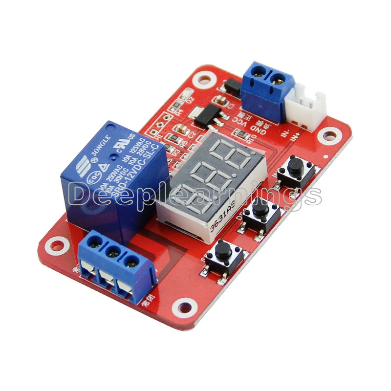 DC 12V Relay Switch Control -20 to100℃ Digital Temperature Display Module Sensor