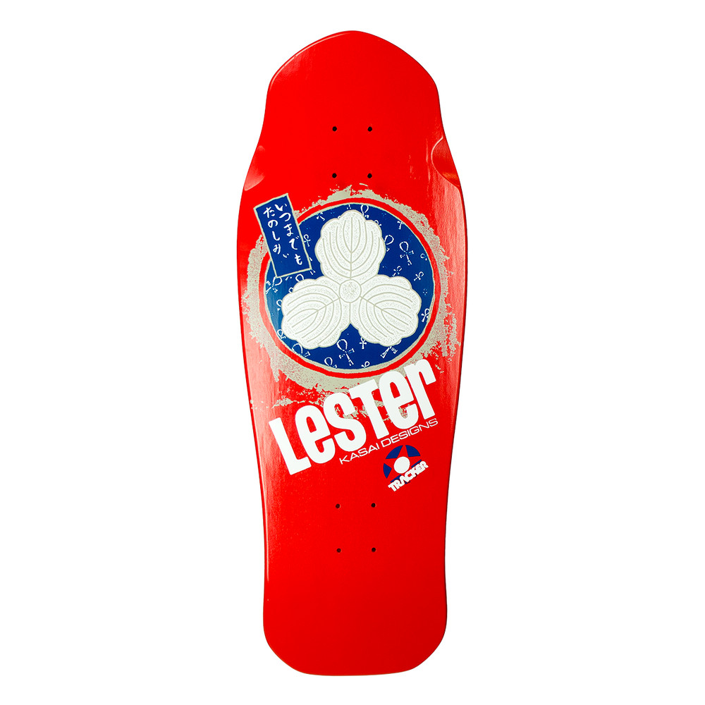 Tracker Lester Kasai Oak Leaf 10.375" Skateboard Deck