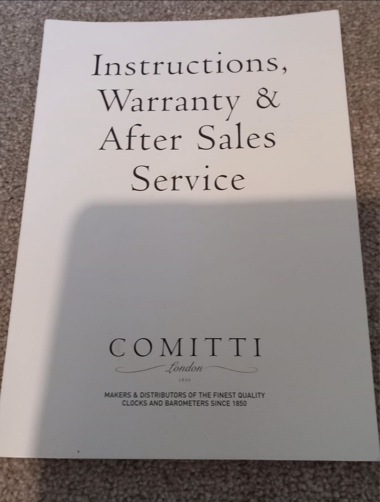 Comitti of London Wall Clock