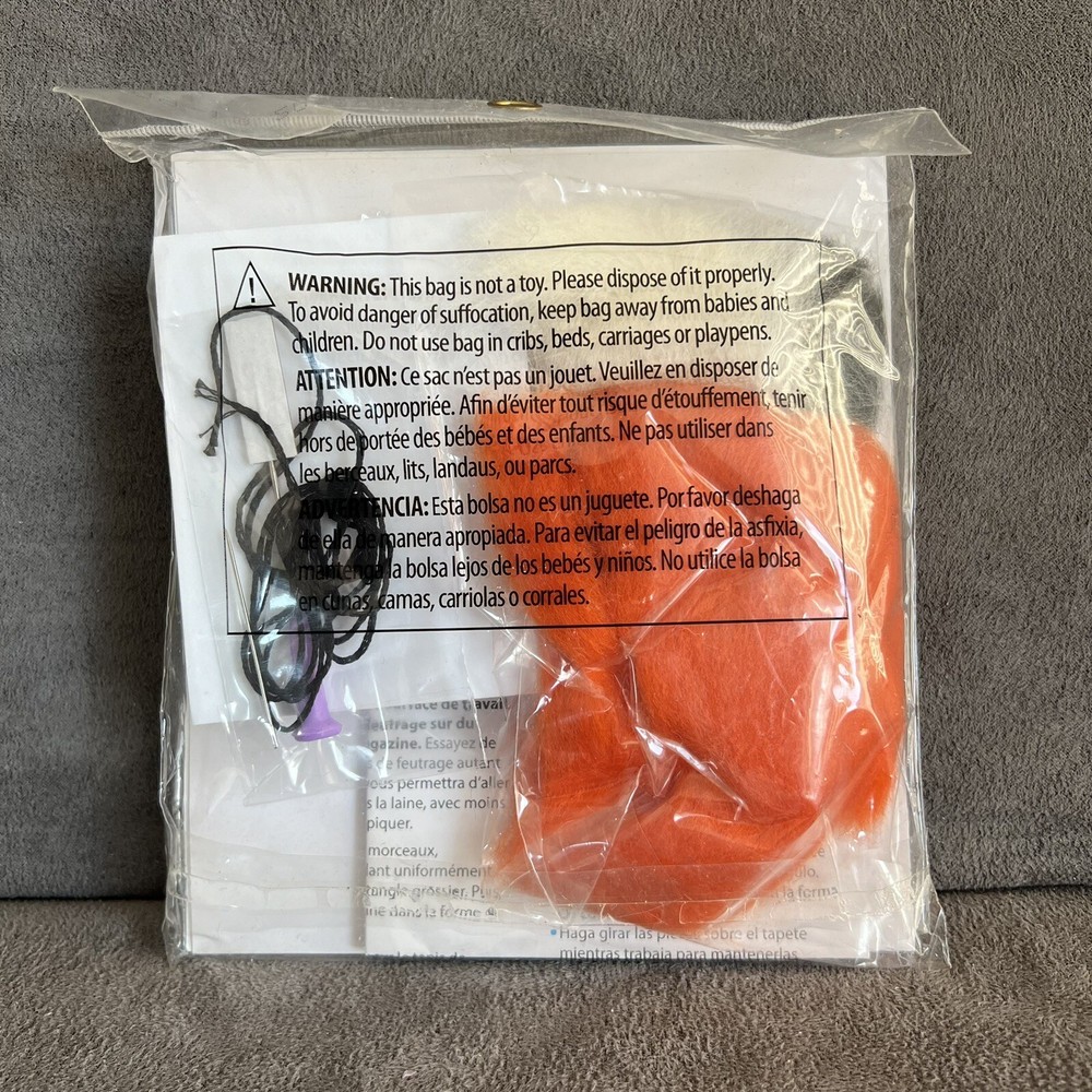 New Sealed Dimensions Fox Needle Felting Kit