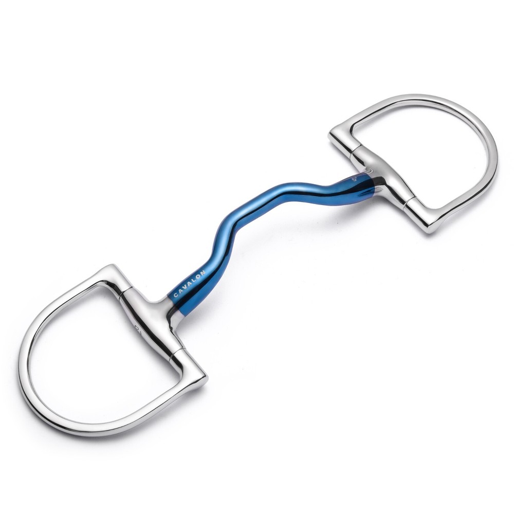Cavalon Hunter D-Ring Low Port Mullen Sweet Iron Snaffle Bit