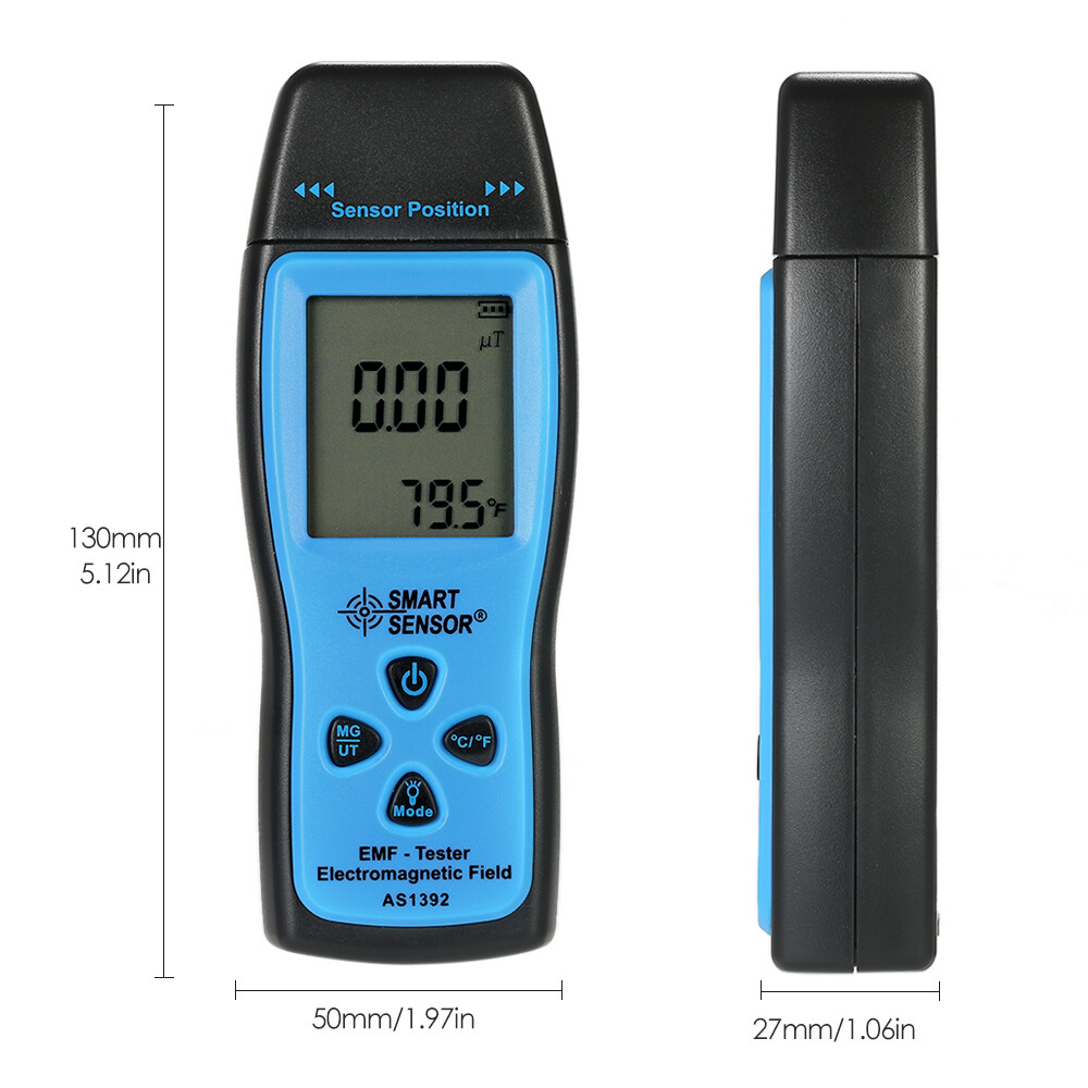 Handheld Digital LCD EMF Tester Electromagnetic Field Radiation Detector