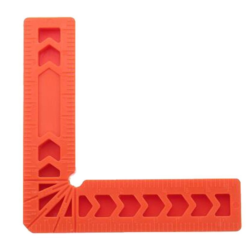 Pack of 8 Plastic 4\\\'\\\' & 3\\\'\\\' Angle Ruler 90 degree