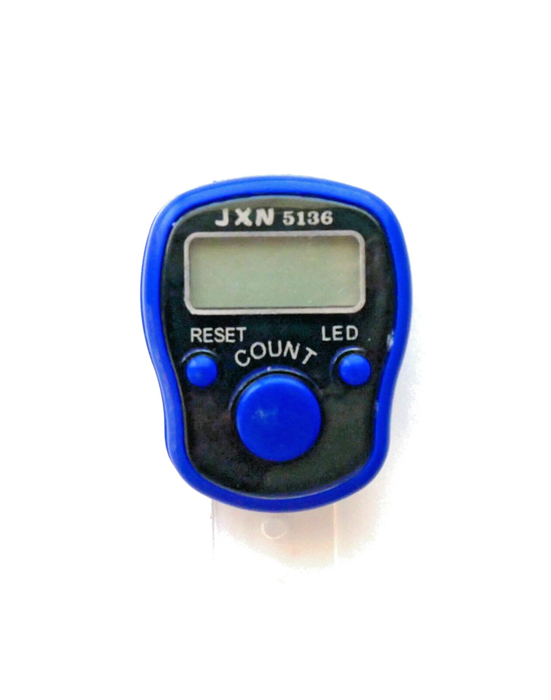 Small Electronic LED Finger Digital Counter (Blue)