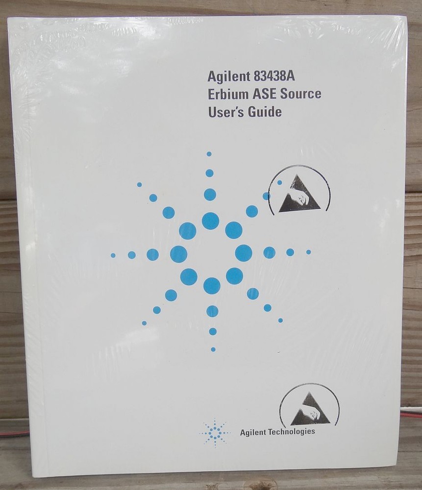 AGILENT 83438A ERBIUM ASE SOURCE USER'S GUIDE