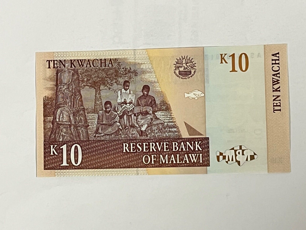 2003 Malawi 10 Kwacha Banknote