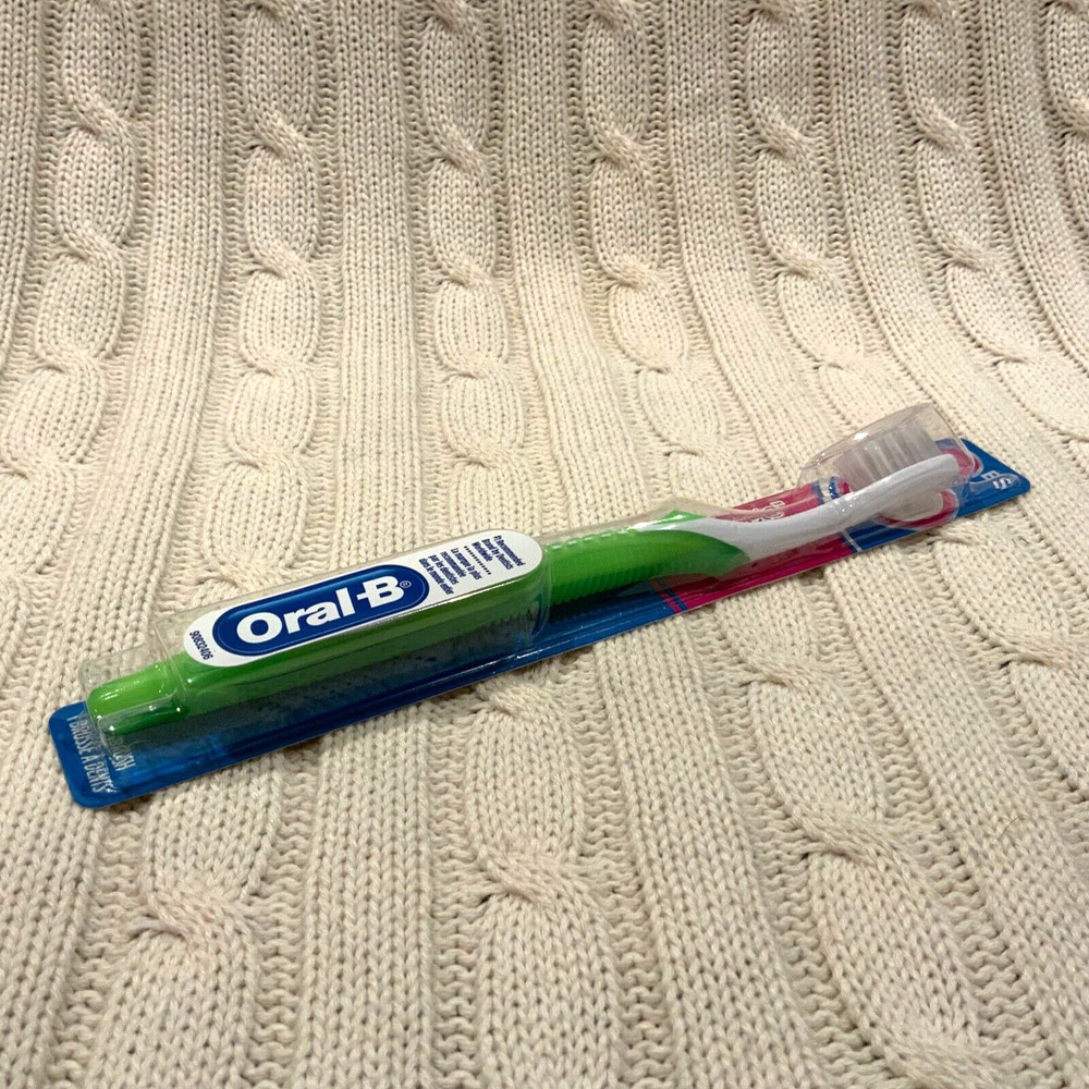 Oral B Complete Toothbrush Extra Soft Sensitive Bristles Green Handle