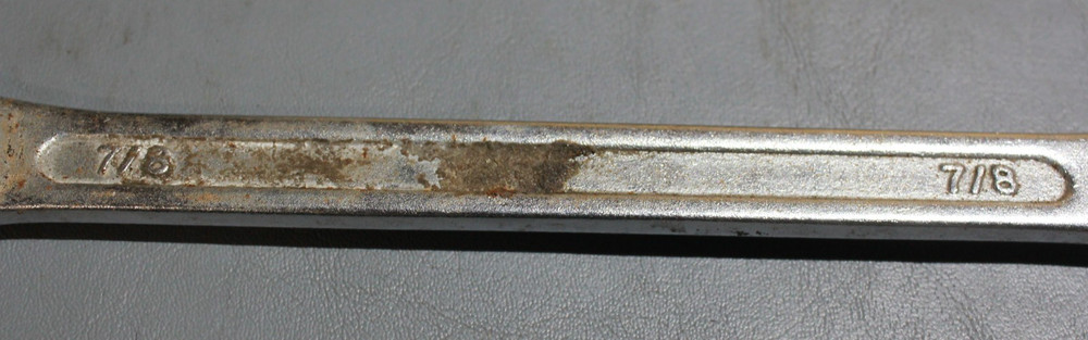 Chrome vanadium 7/8 combination wrench