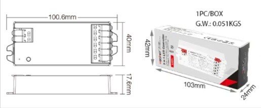 E3-RF - 3 in 1 LED Controller (2.4GHz)