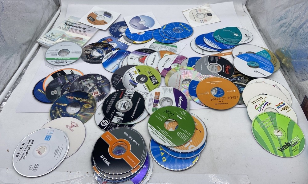 LOT OF 50 VINTAGE PC SOFTWARE COMPUTER SOFTWARE