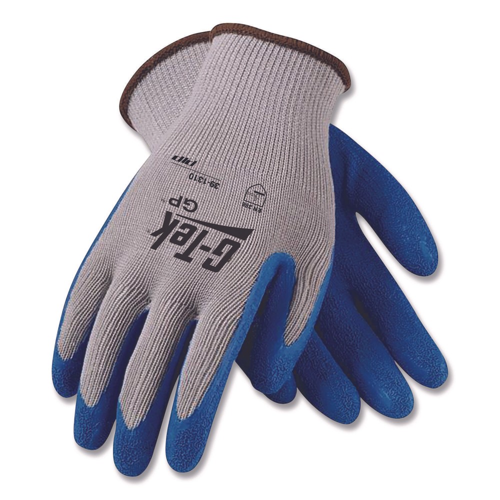 G-TEK 10G GR COT/POLY SHELL BL. LATEX CRINKLE C