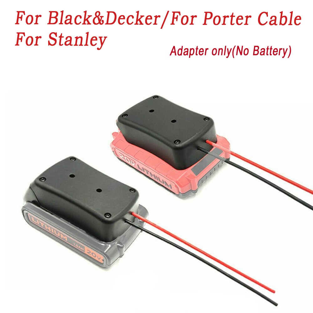 For Black&Decker/For Porter Cable/For Stanley Battery Dock Power DIY Adapter