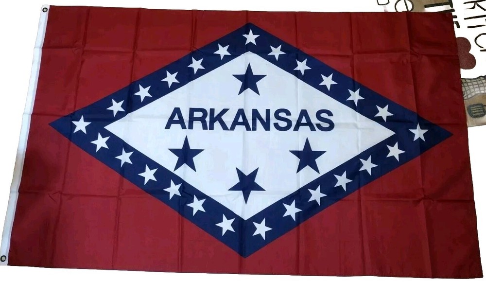 NEW 3' x 5' Arkansas State Flag