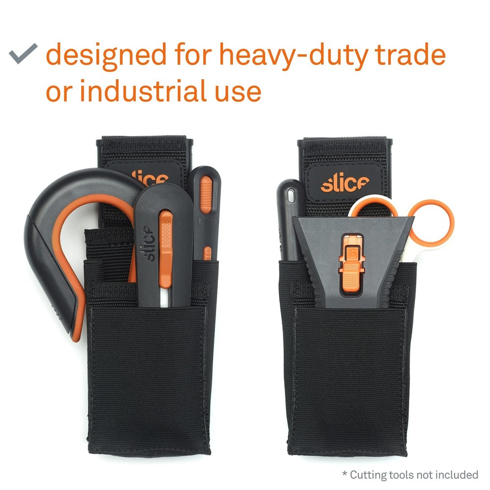 Slice 10516 Tool Holster, Holds Various Tools, Removable Belt Clib, Sturdy an...