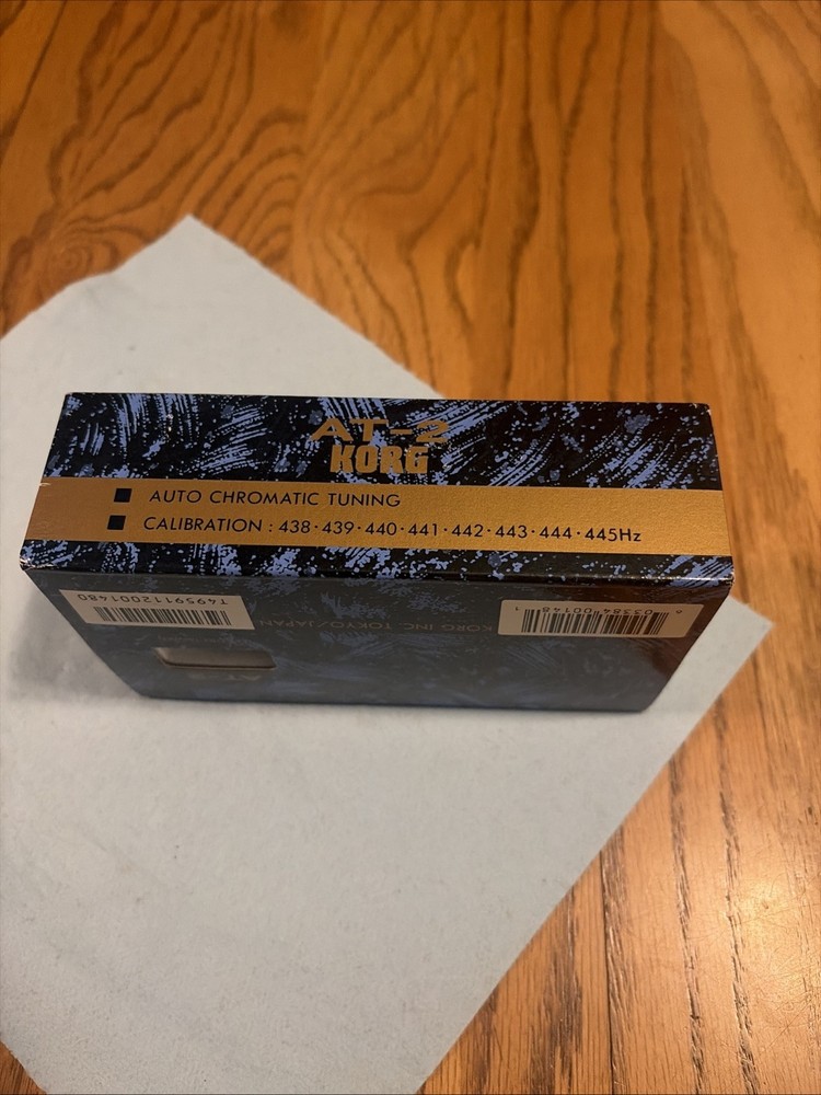 KORG AT-2 Auto Chromatic Tuner with Original Packaging
