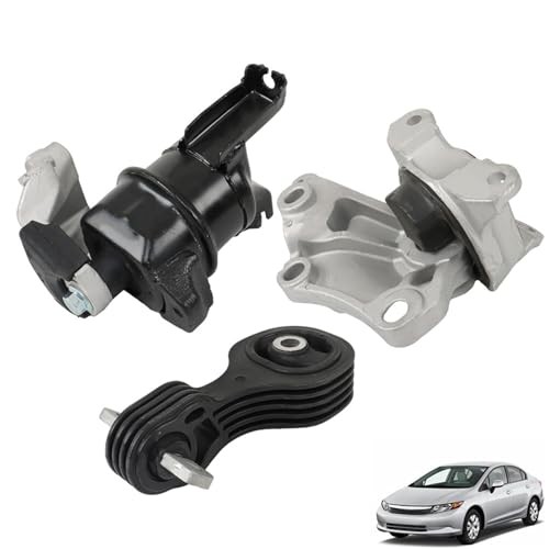 3PCS Engine Motor & Auto Trans Mount Set Replacement for 2012-2013 Civic 9885