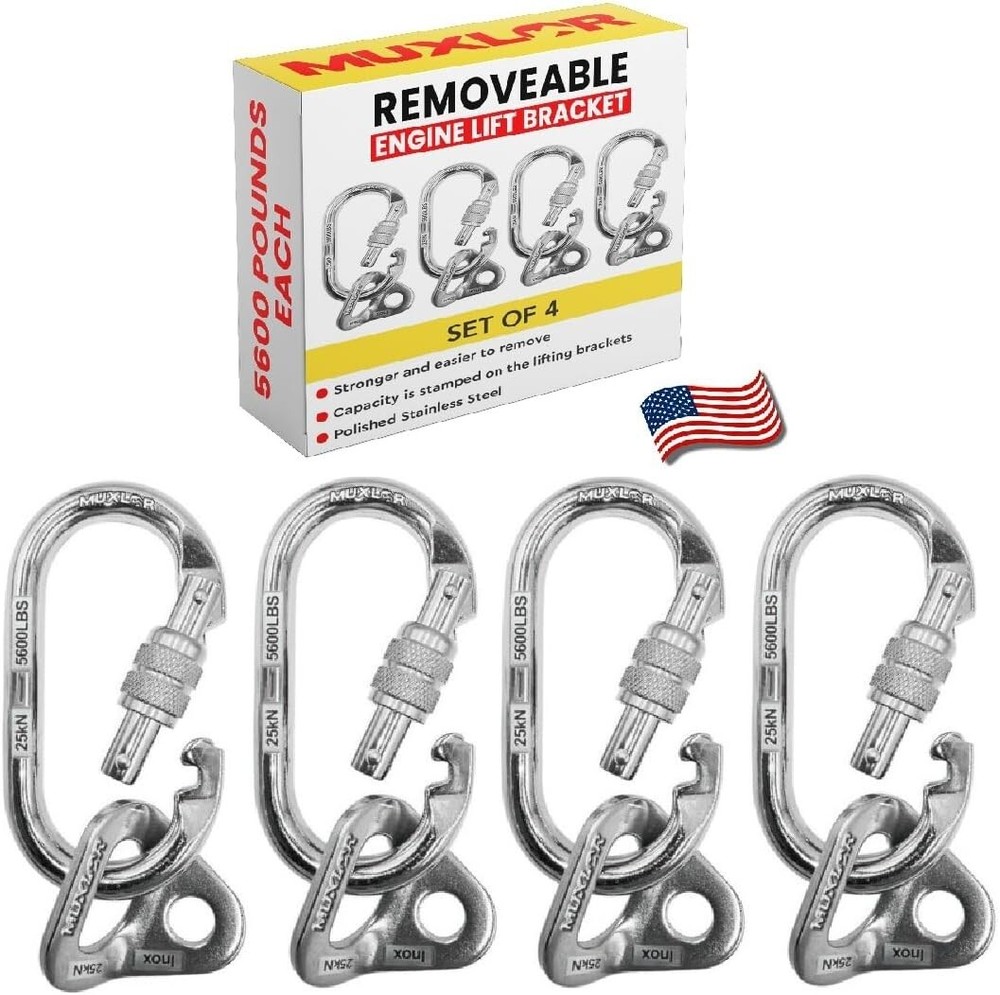 5600 lb Engine Lift Brackets for Lifting/ Pulling Transmissions/ Engines/ Motors