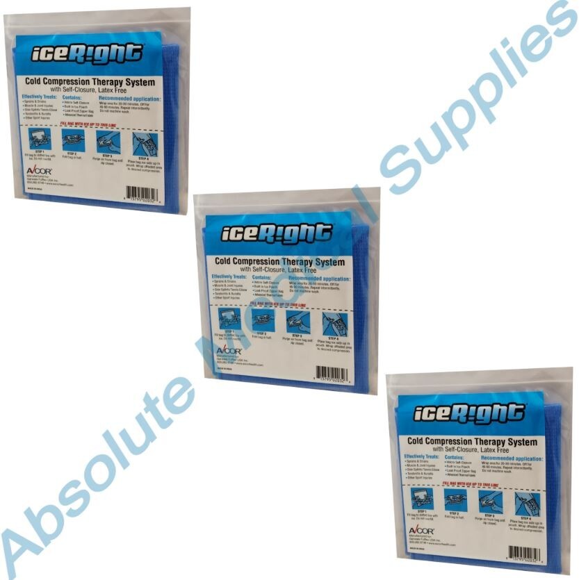 *3-Packs* Avcor IceRight 6.5" x 97" Cold Compression Therapy System 11440-100