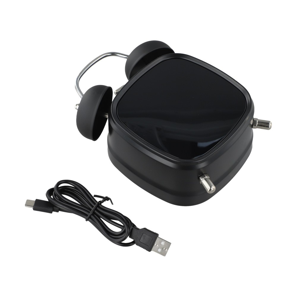 Peaceful Environment Digital Clock USB Powered Alarm Mechanical Ringing Sound