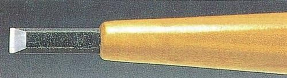 Mikisyo Power Grip Chisel Chisel Flat 0.06 Inch (1.5 Mm)