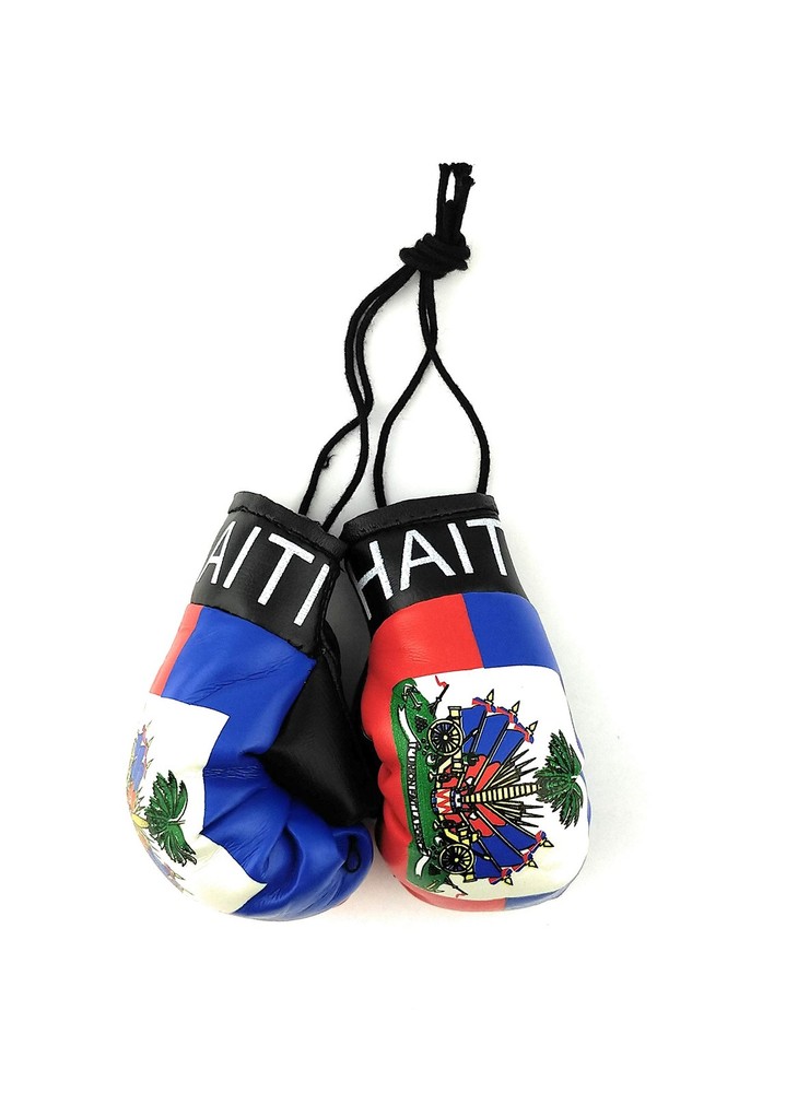 Mini Boxing Gloves Keychains Pair For Rear View Mirror And Backpack Decor