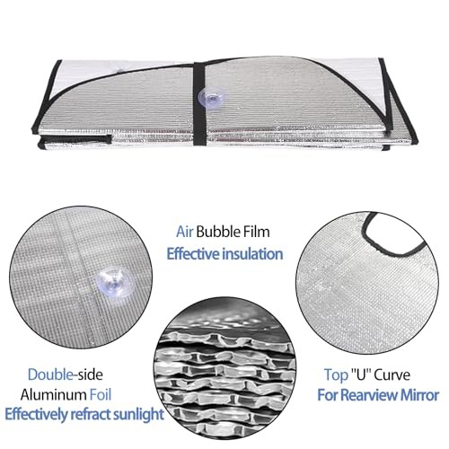 Car Windshield Sun Shade Compatible with Mazda MX-5 2016-2024,Front style A
