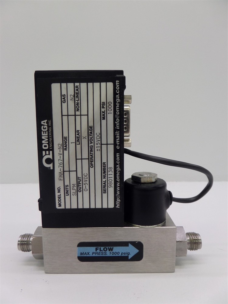 Omega Engineering FMA-767-V-N2 Mass Flow Controller - N2
