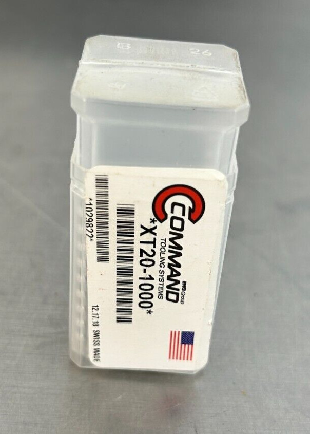 XT20-1000 COMMAND TOOLING SYSTEM COLLET - Brand New