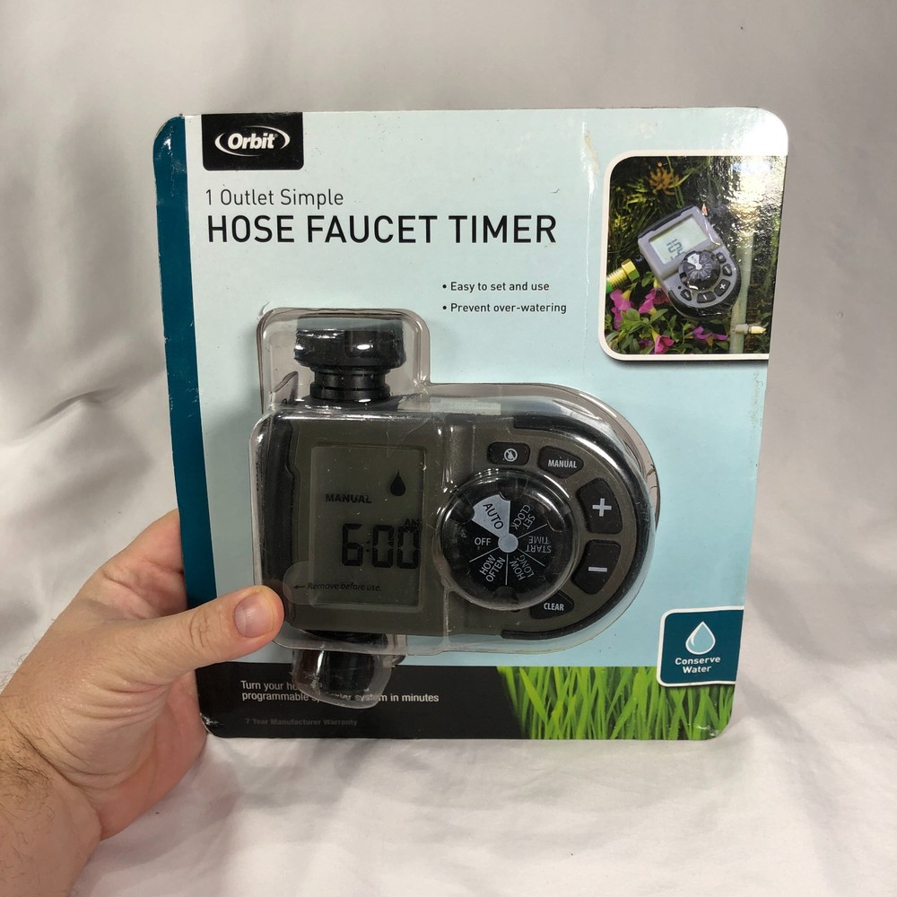Orbit1-Outlet Programmable Hose Watering Timer Sprinkler Timer *READ*
