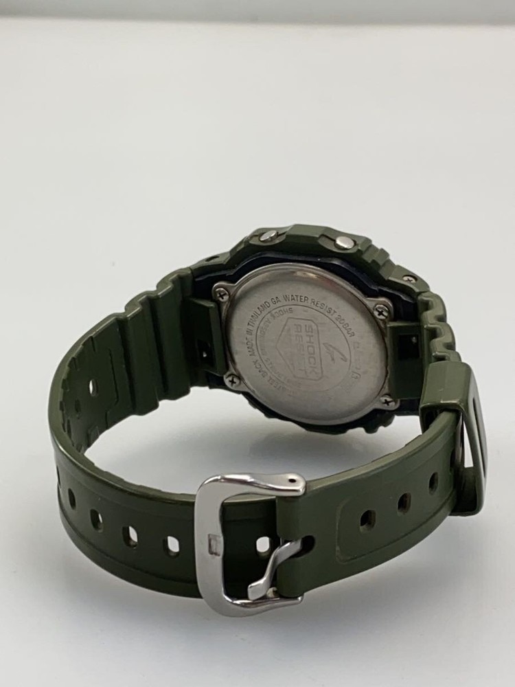 CASIO Quartz Watch G SHOCK Analog Rubber BLK KHK