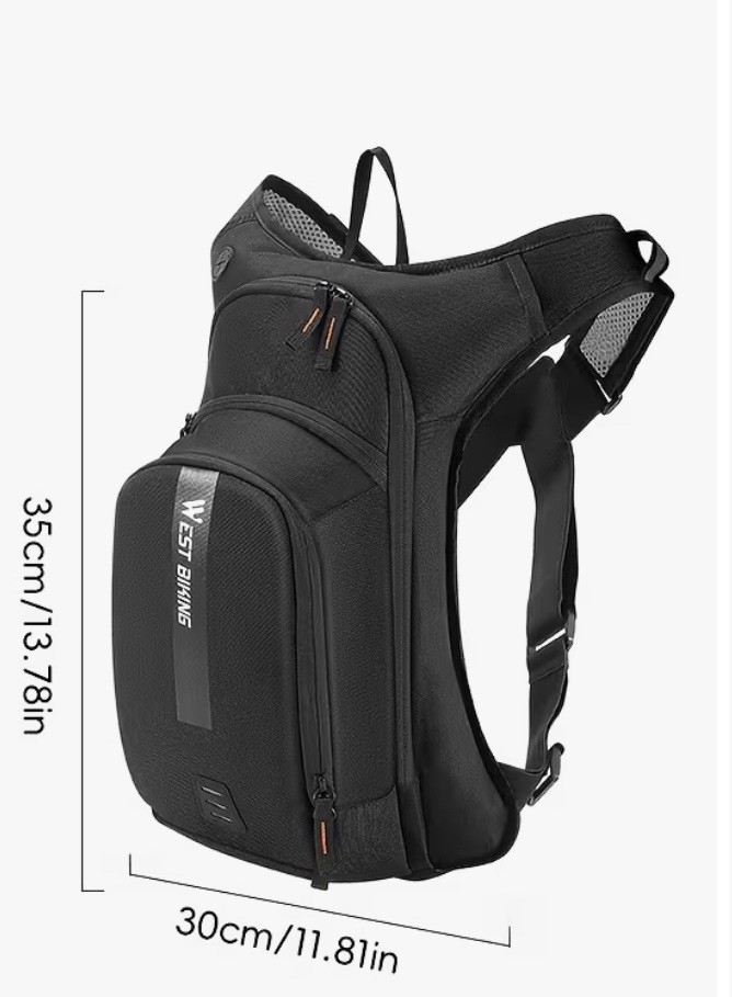 Motorbike backpack 10L