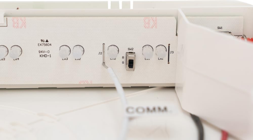 Lithonia Lighting Single-Sided LED Exit Sign, Thermoplastic Construction, Switch