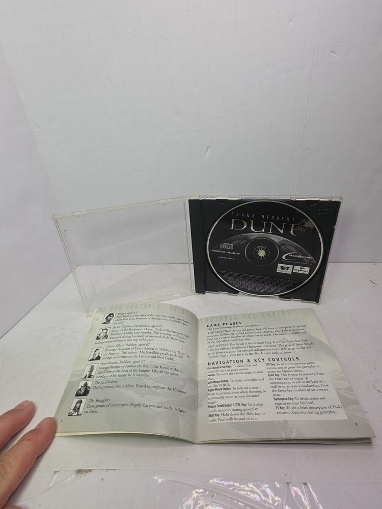 Frank Herbert's Dune With Insert Read Ad Disk Looks Great