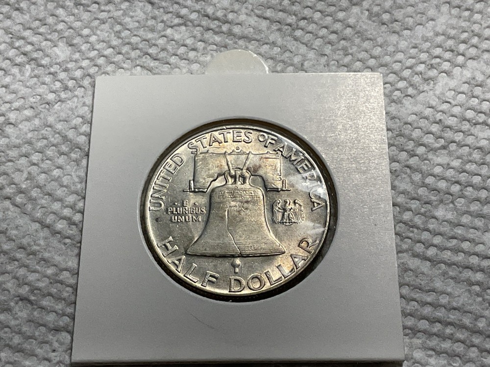1953 D Franklin Half Dollar UNC.