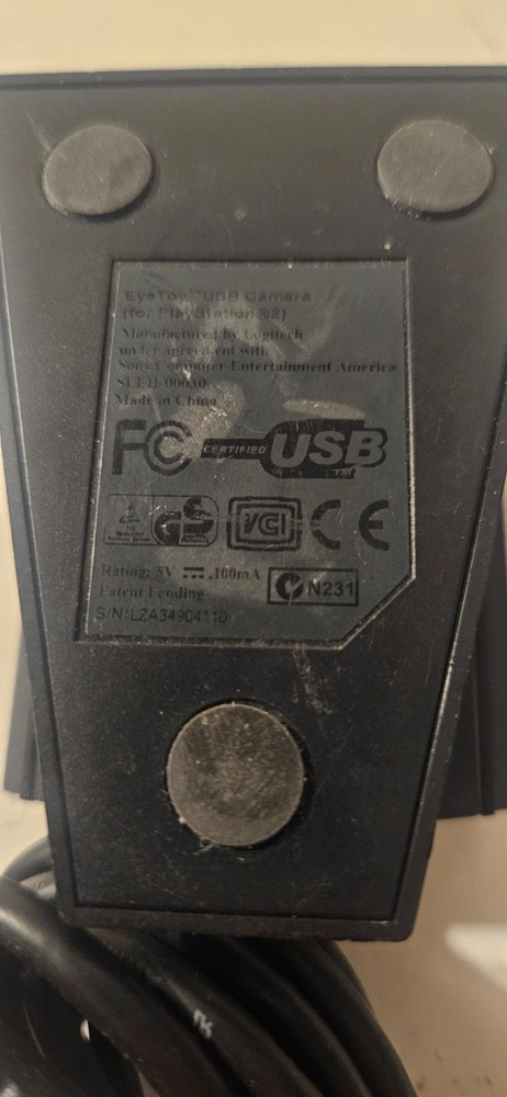 Sony PS2 Eye Toy Camera USB By Logitech