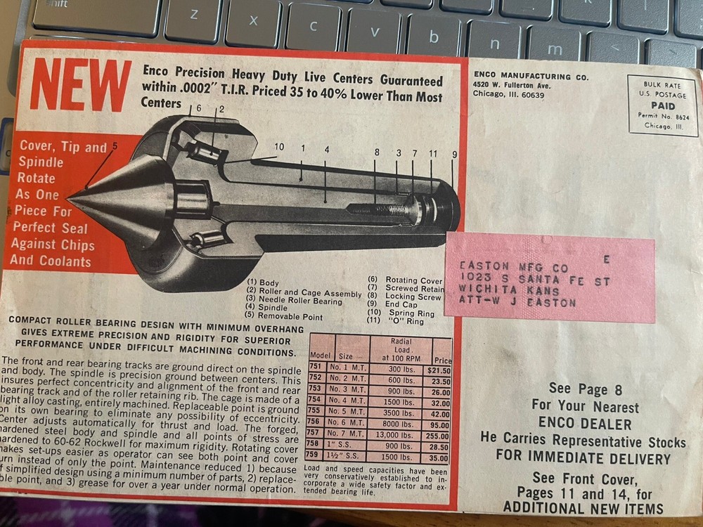 Enco Manufacturing Tool Catalog, 1967