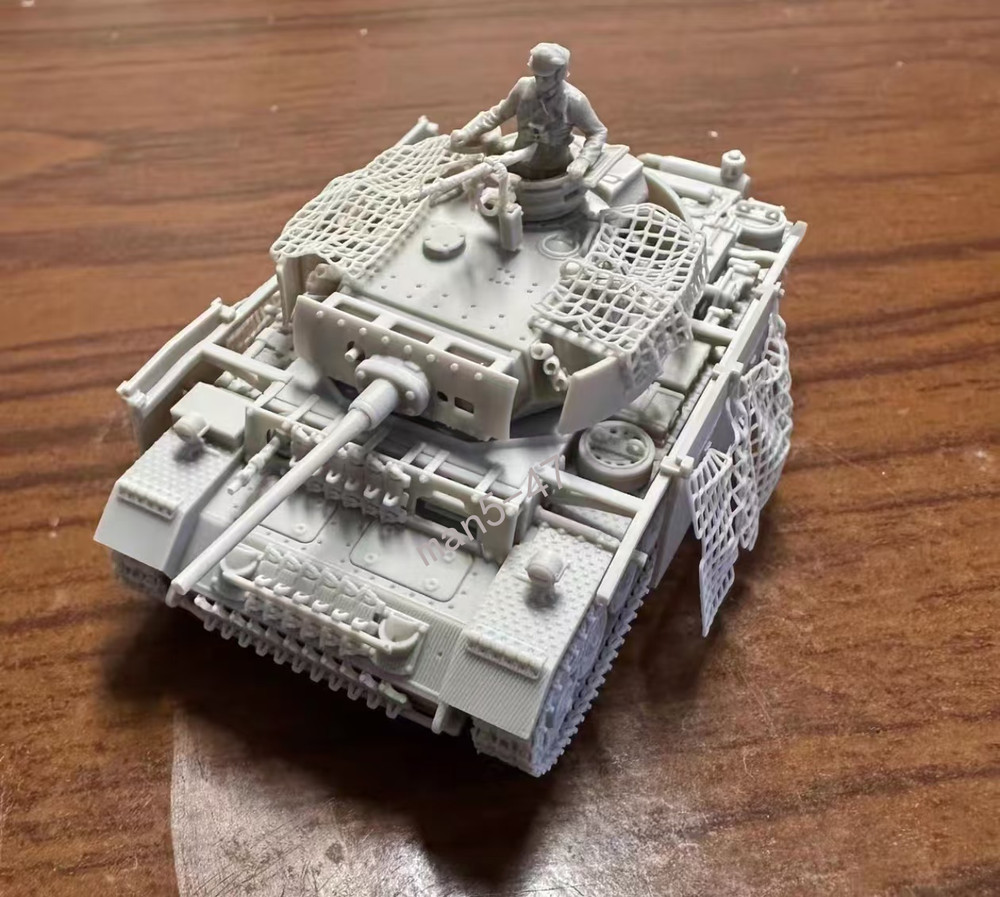 3D Printed 1/72 German III M type tank Model Unpainted/
