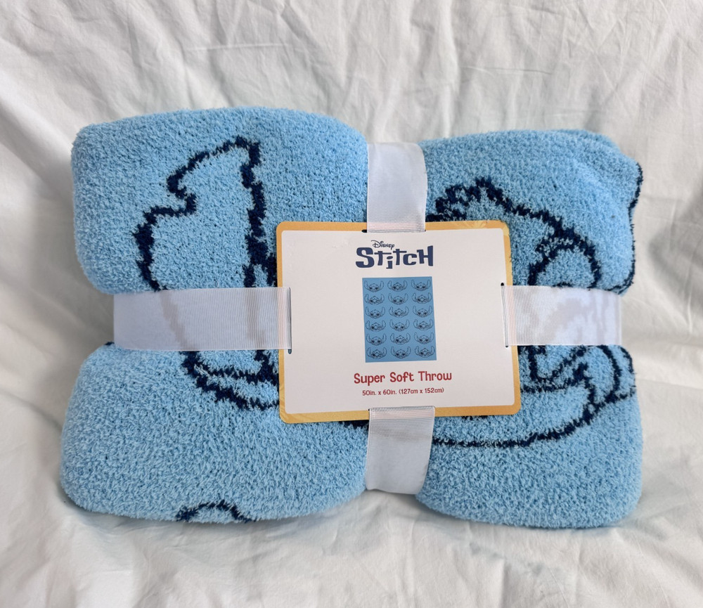 Disney Stitch Super Soft Throw 50" x 60" NIP