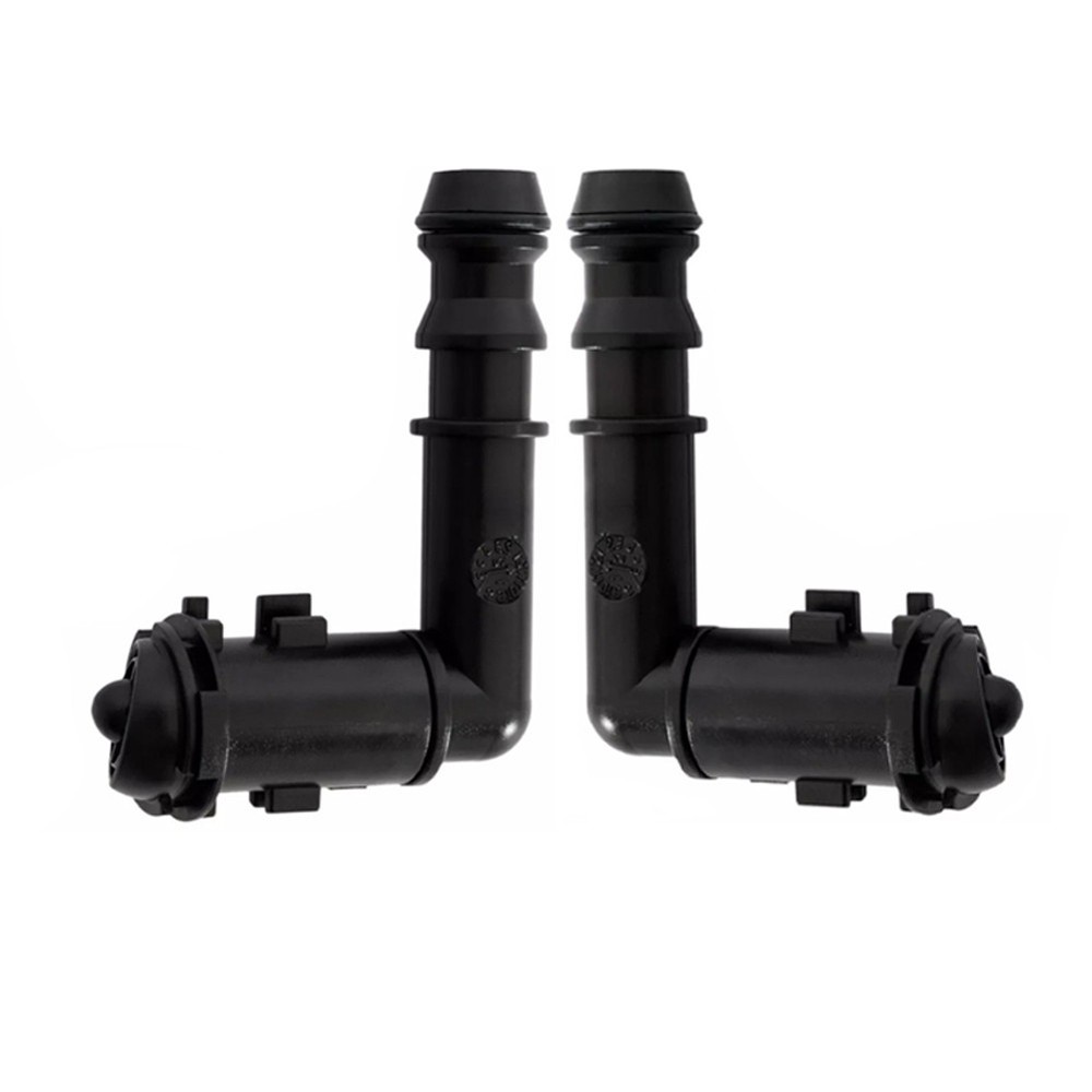 Pair Front Bumper Headlight Washer Nozzle Spray Replacement For CTS 2008 2009