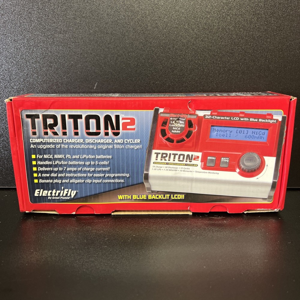 Electrifly Triton 2 Computerized RC Charger Cycler Balancer Discharger READ
